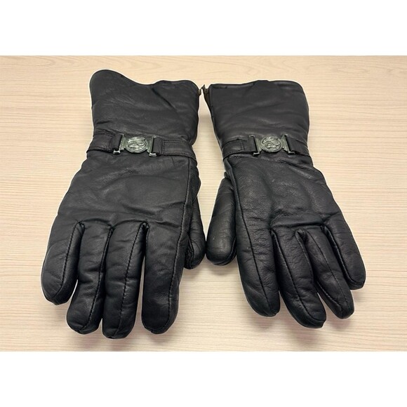 Arctic Cat Mittens Snowmobile Leather & Nylon Gloves Mens Size Med - Picture 1 of 8
